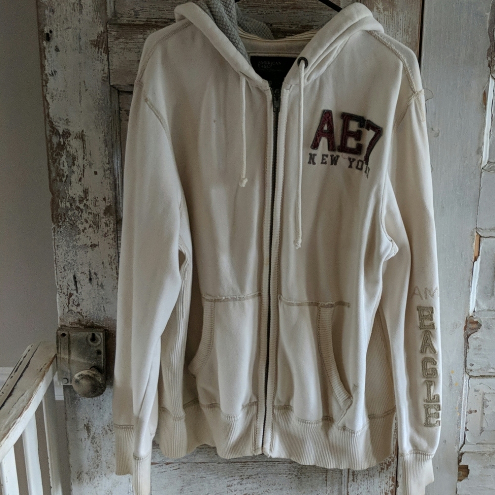 American Eagle Sweatshirt Jacket size XL